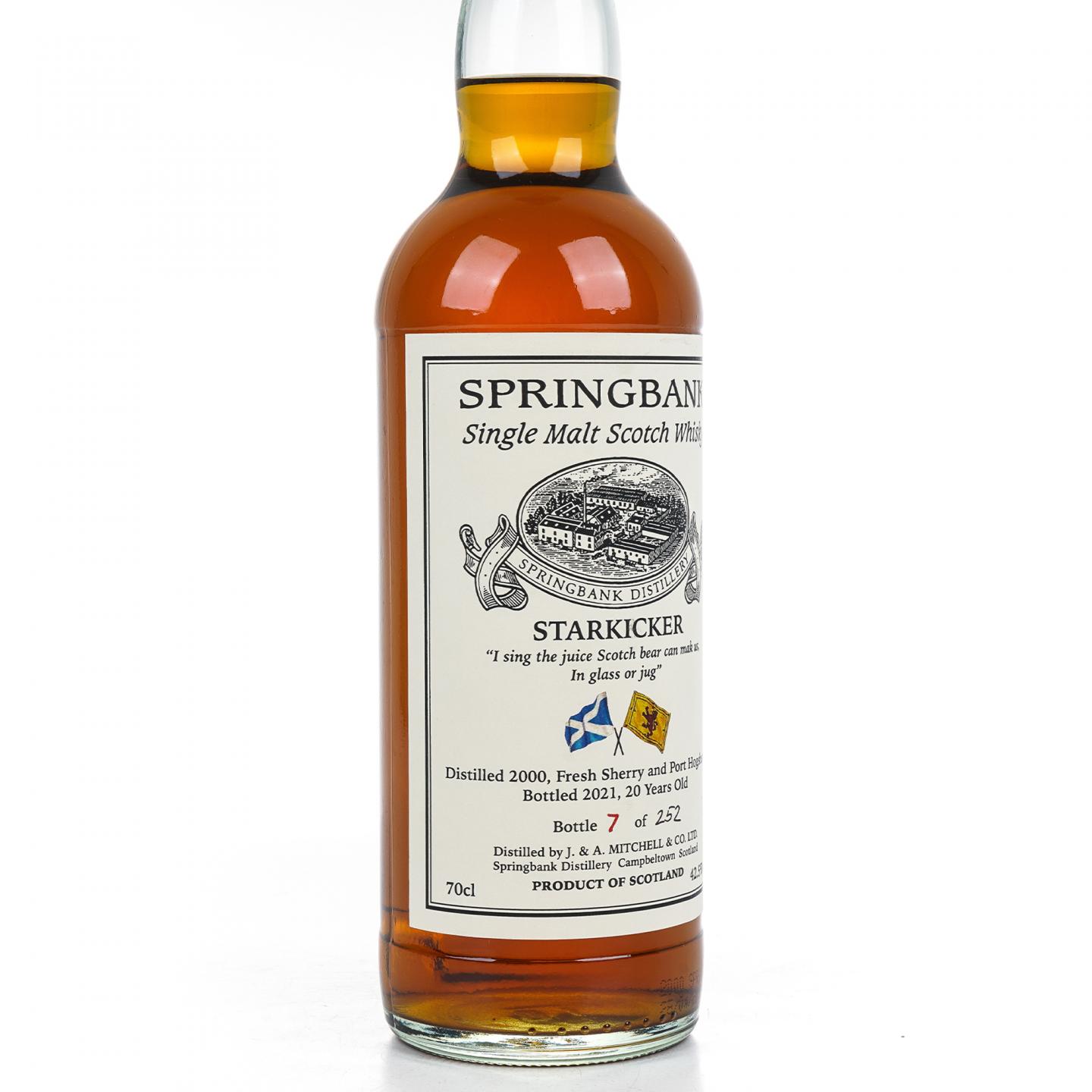 Springbank 云顶 20年 2000-2021 Starkicker