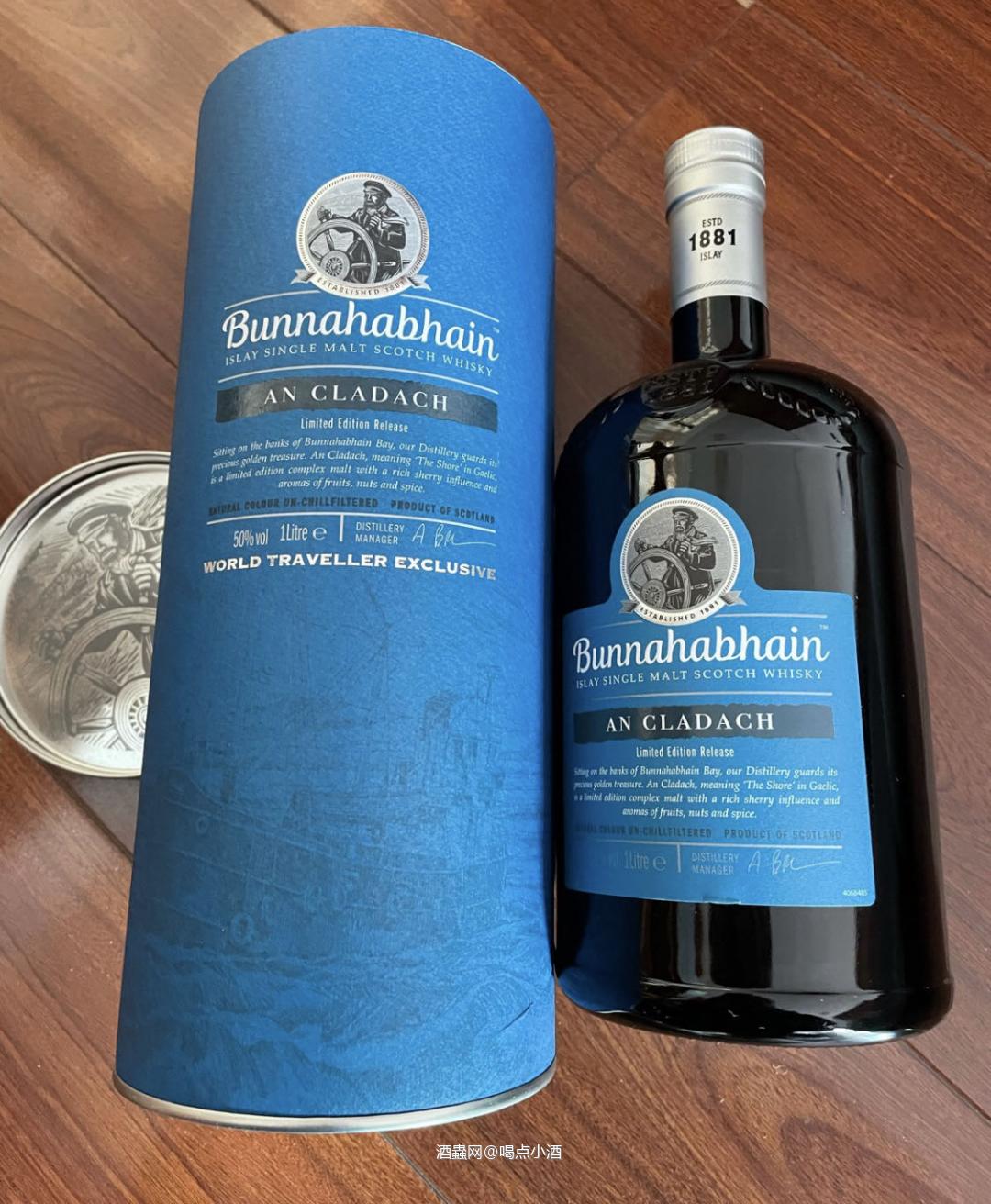第一次买布纳哈本的酒,这款AN CLADACH(海岸)据介绍…