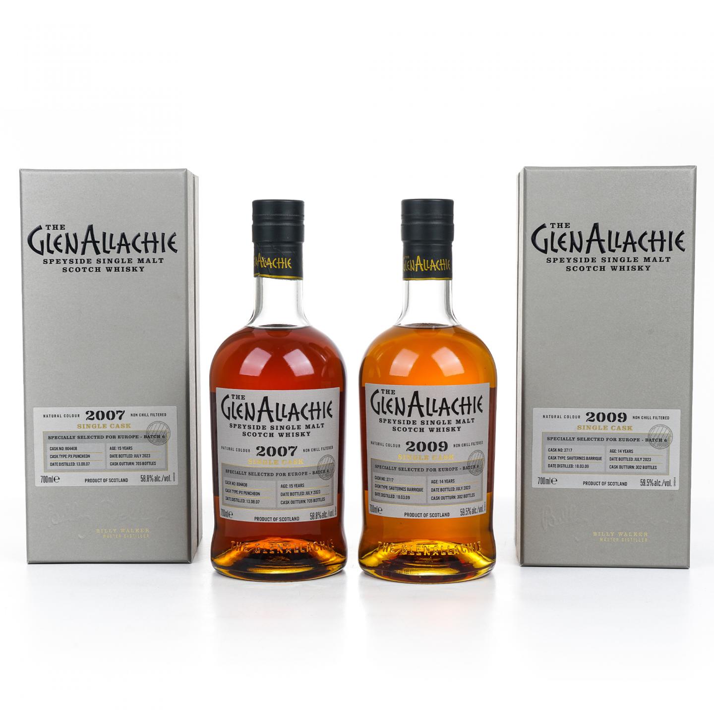 Glenallachie 格兰纳里奇 2007/2009 单桶 2瓶组