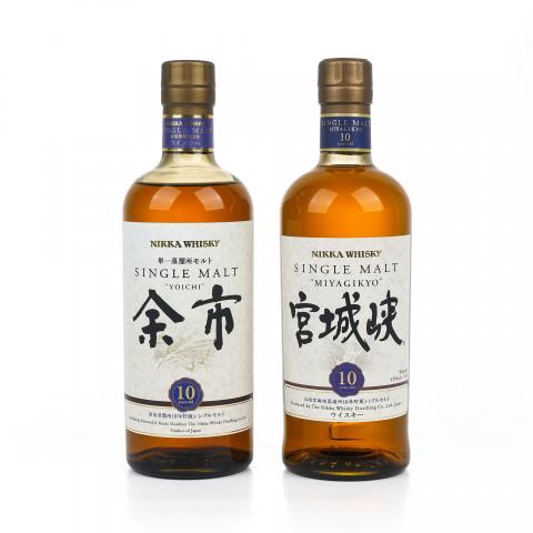 余市/宫城峡 10年贮藏 700ml*2支组