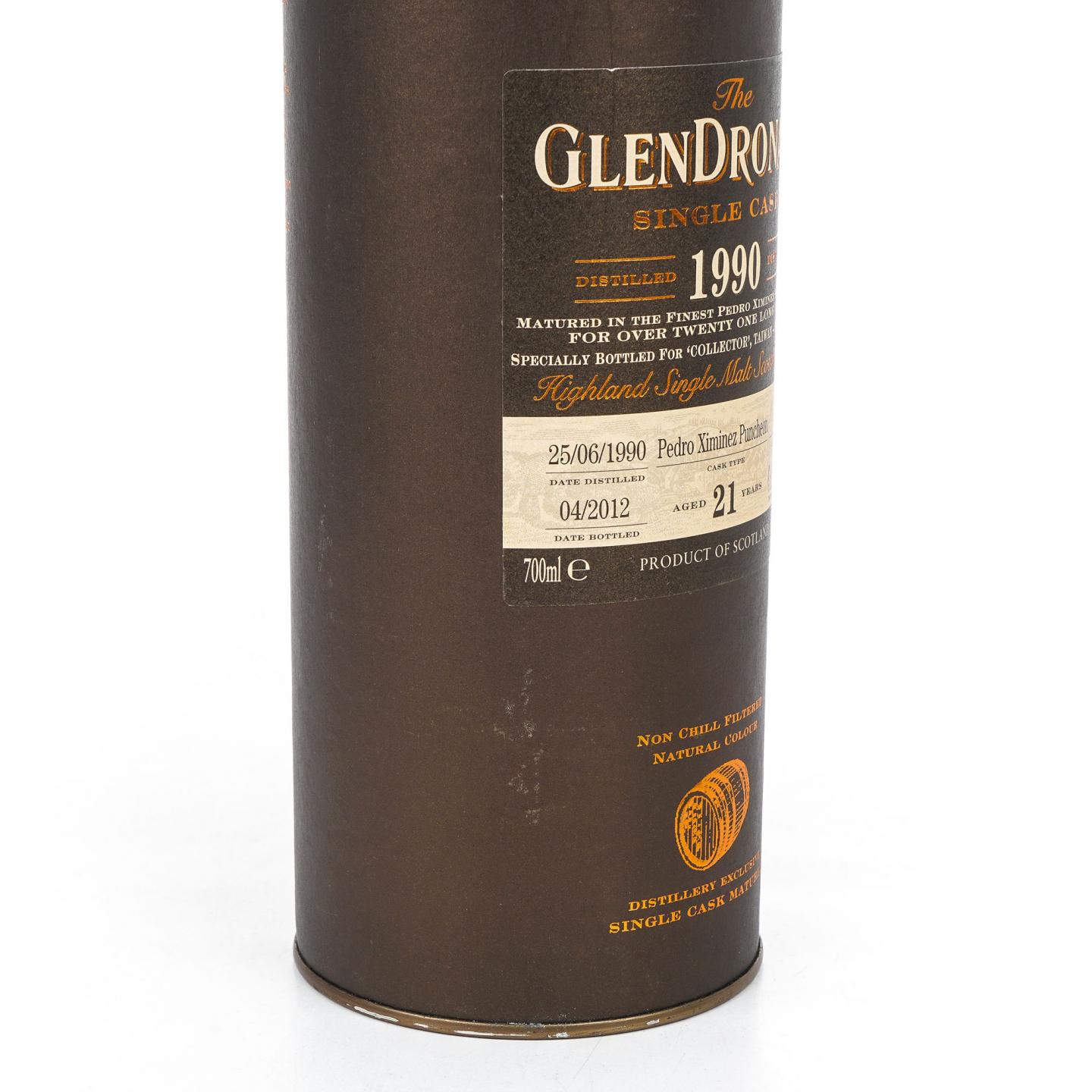 Glendronach 格兰多纳 21年 1990-2012 雪莉单桶#2331