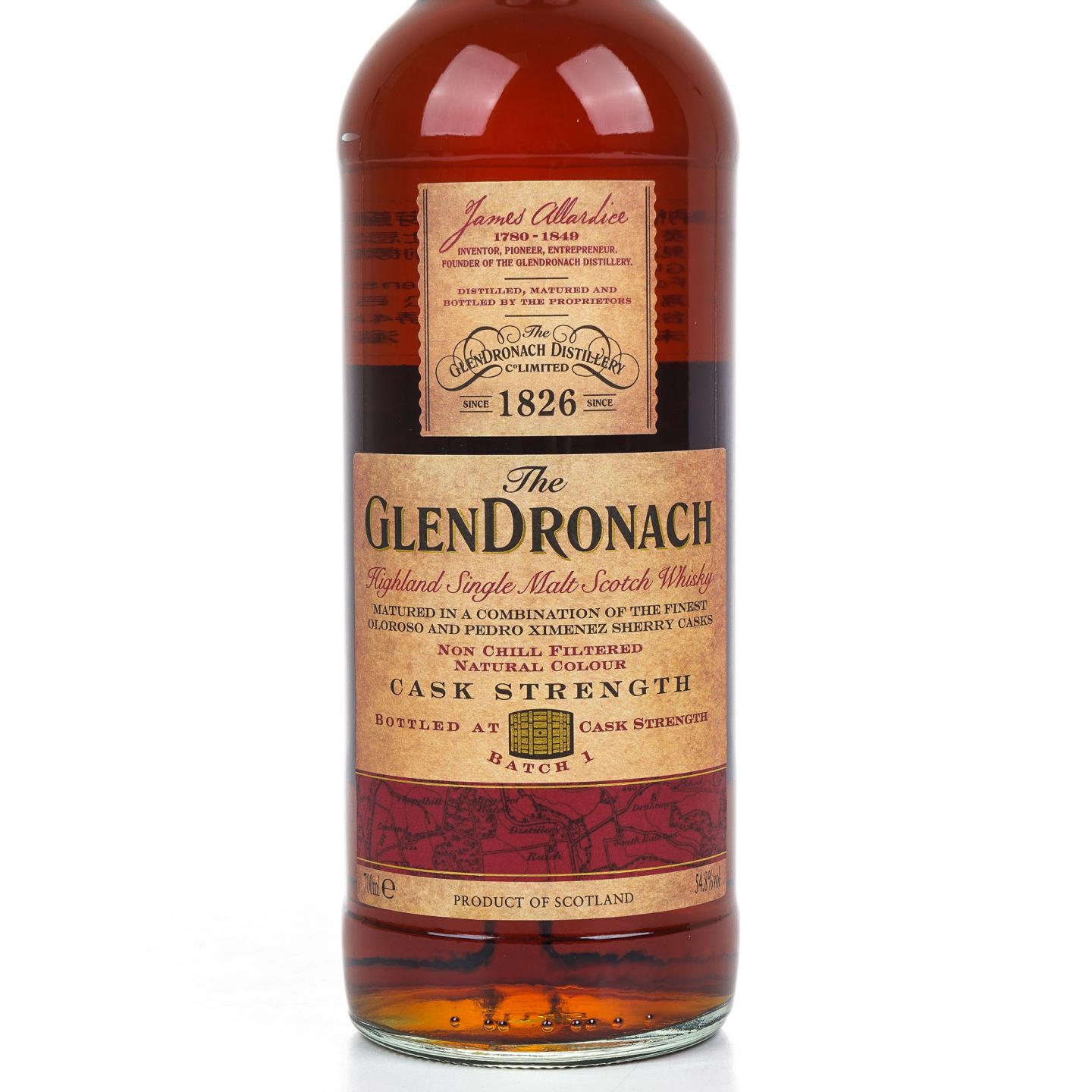 Glendronach 格兰多纳 桶强 Batch 1