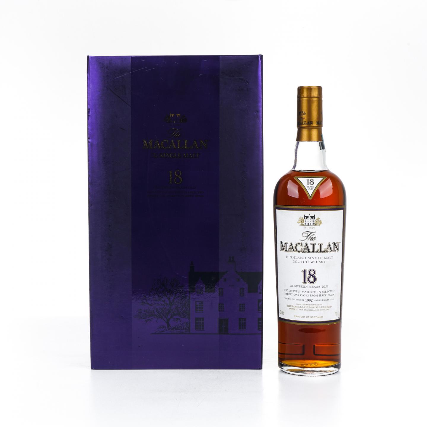 Macallan 麦卡伦 18年 1992 雪莉桶