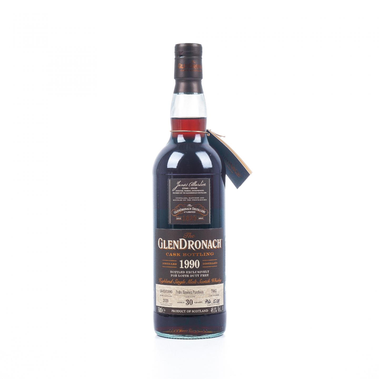 Glendronach 格兰多纳 30年 1990-2020 重雪莉桶#7882