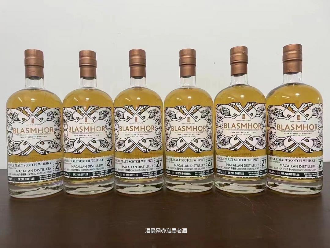 威仕摩 - 麥卡倫 1989 27年 單桶原酒 (700ml 46%) 限量278瓶Blasmhor - Macallan 1989 27 Years Single Cask Strength Blasmhor 威仕摩裝瓶廠~ 「Blasmhor 威仕摩」為台灣常瑞精品洋酒於2013年所創立的自有品牌，「Blasmhor」蘇格蘭蓋爾語原意為Full Flavour (豐富的、甜美的意思)。「Bla
