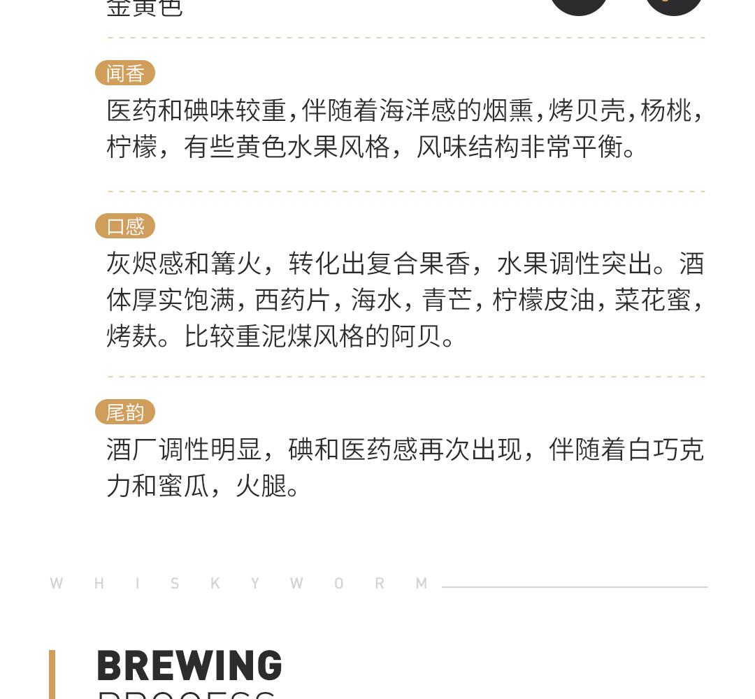 【TWJ装瓶】Kildalton 阿贝15年龙标2008单桶单一麦芽威士忌