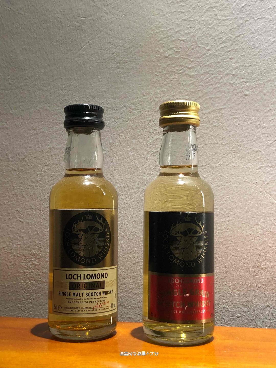 罗曼湖经典的两款入门口粮酒。单一麦芽威士忌和单一谷物威士忌…