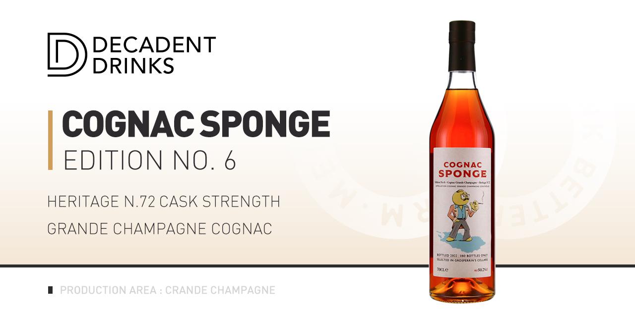 【干邑海绵6号】Cognac Sponge 干邑海绵6号桶强干邑白兰地