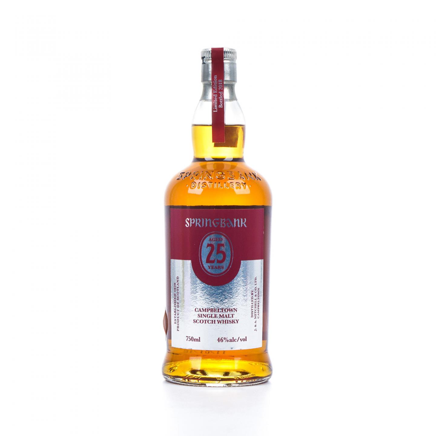 Springbank 云顶 25年 2018 雪莉桶 Limited Edition 750ml