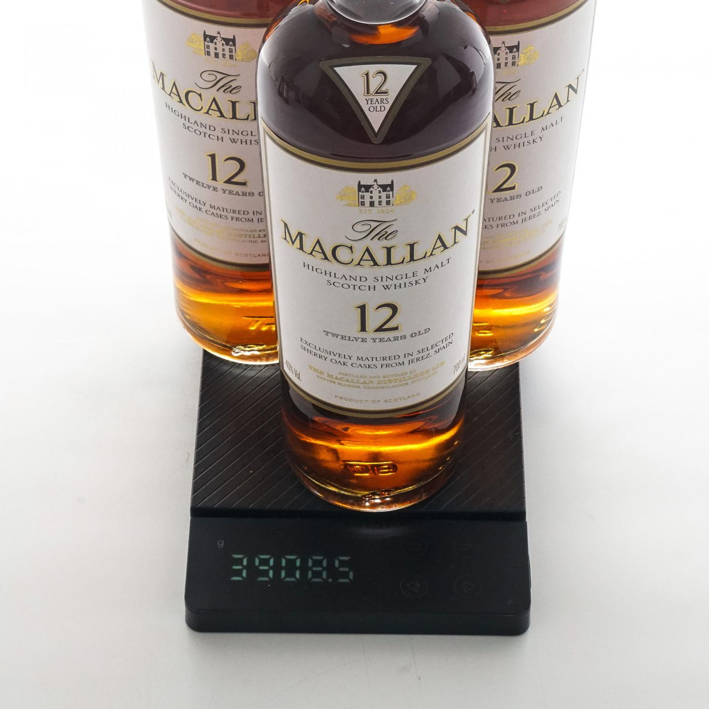 Macallan 麦卡伦 12年 雪莉桶 700ml*6瓶组 旧版礼盒装