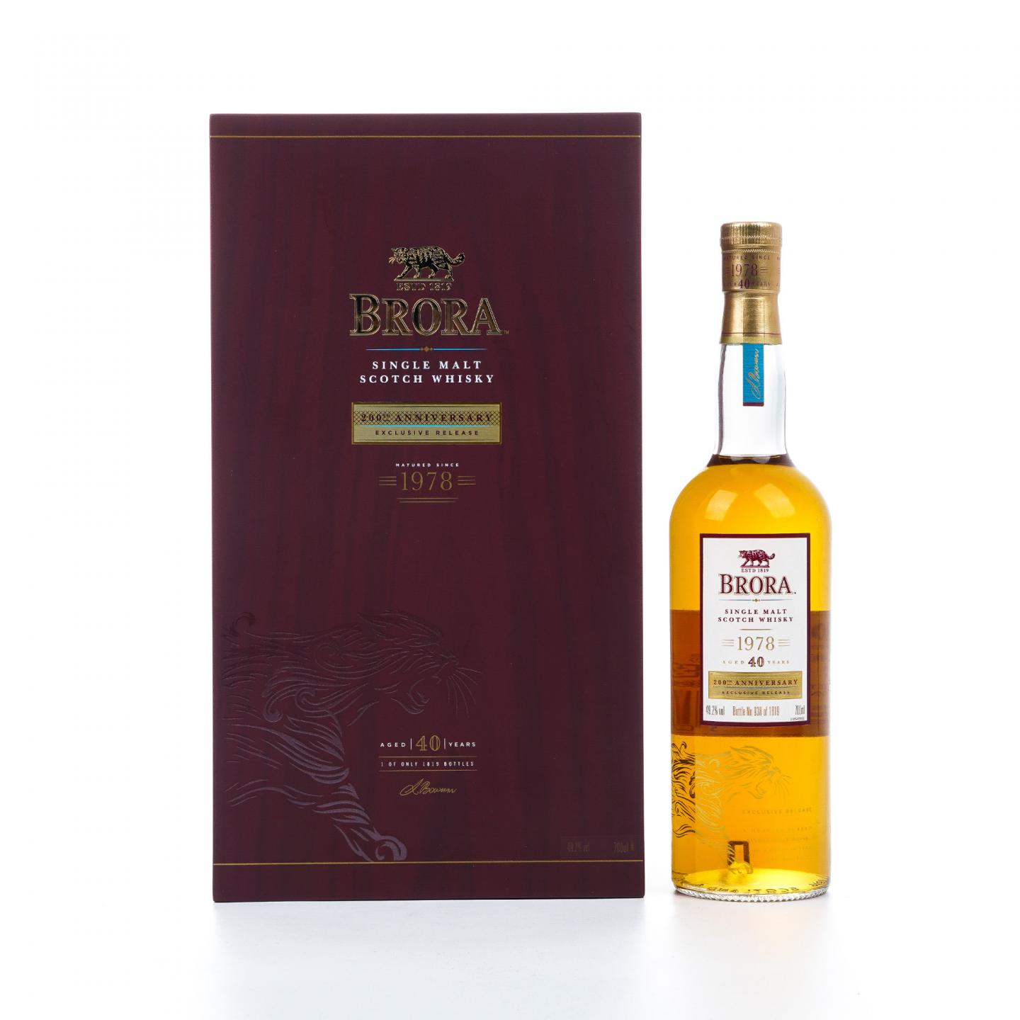 Brora 布朗拉 40年 1978 酒厂200周年纪念