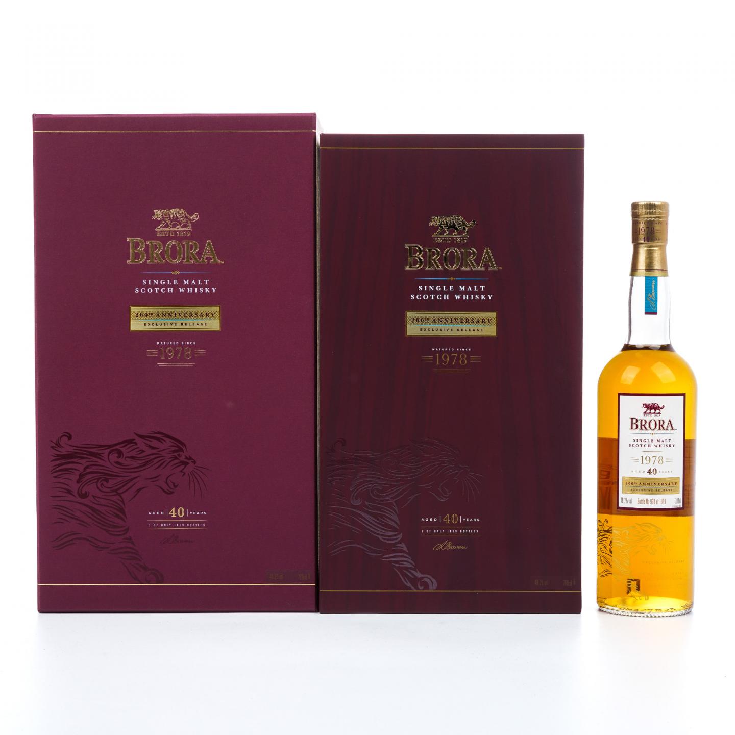 Brora 布朗拉 40年 1978 酒厂200周年纪念
