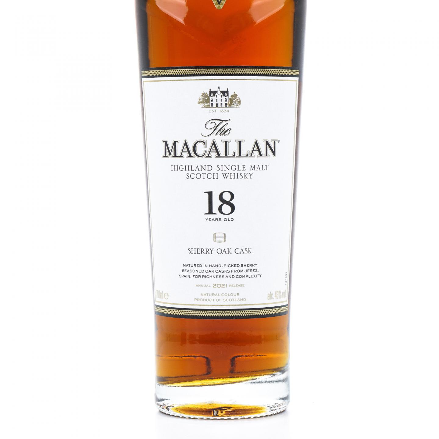 Macallan 麦卡伦 18年 2021版