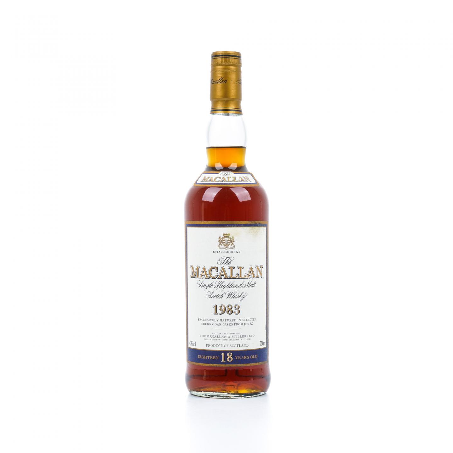 Macallan 麦卡伦 18年 1983 雪莉桶