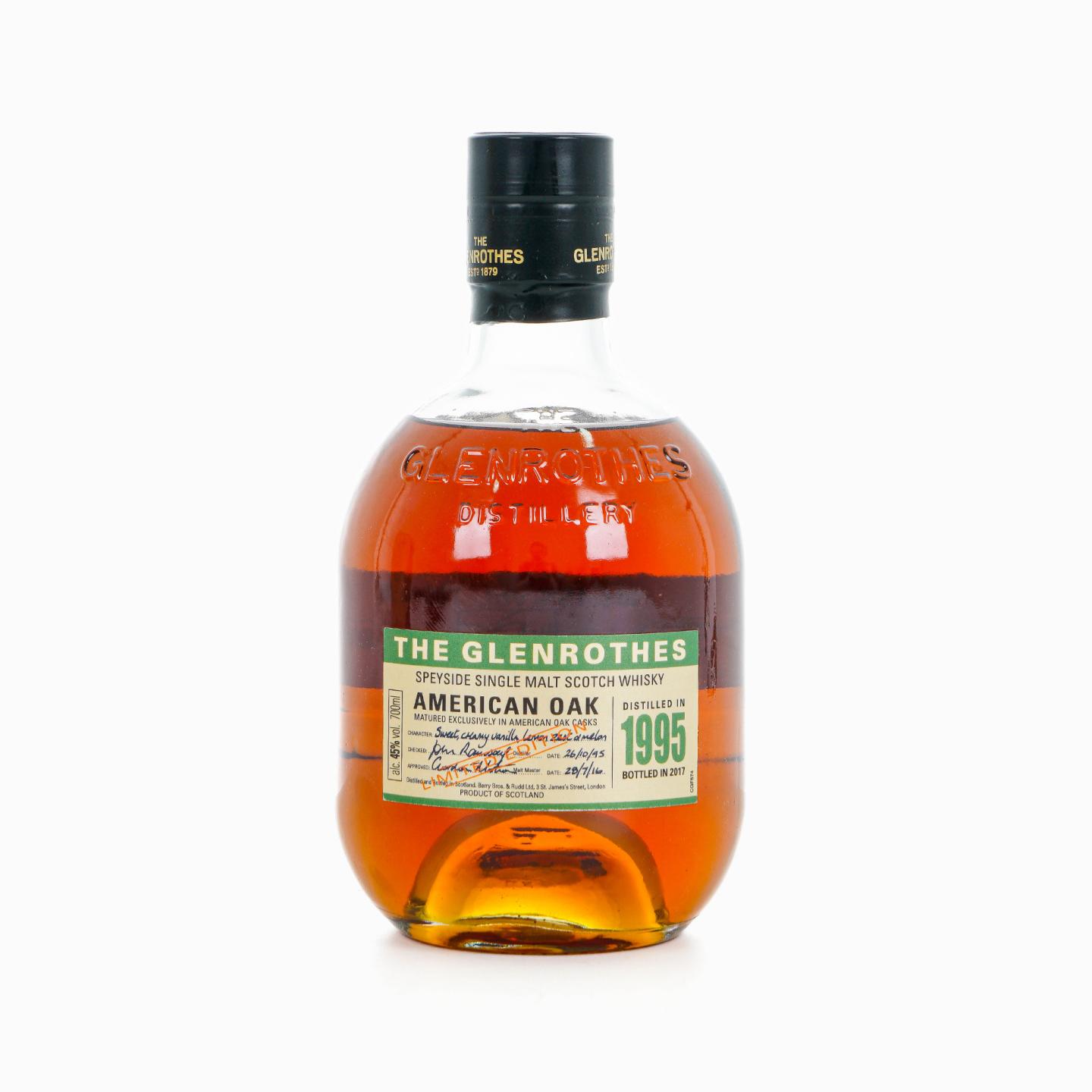 Glenrothes 格兰路思 1995-2017 美国橡木桶