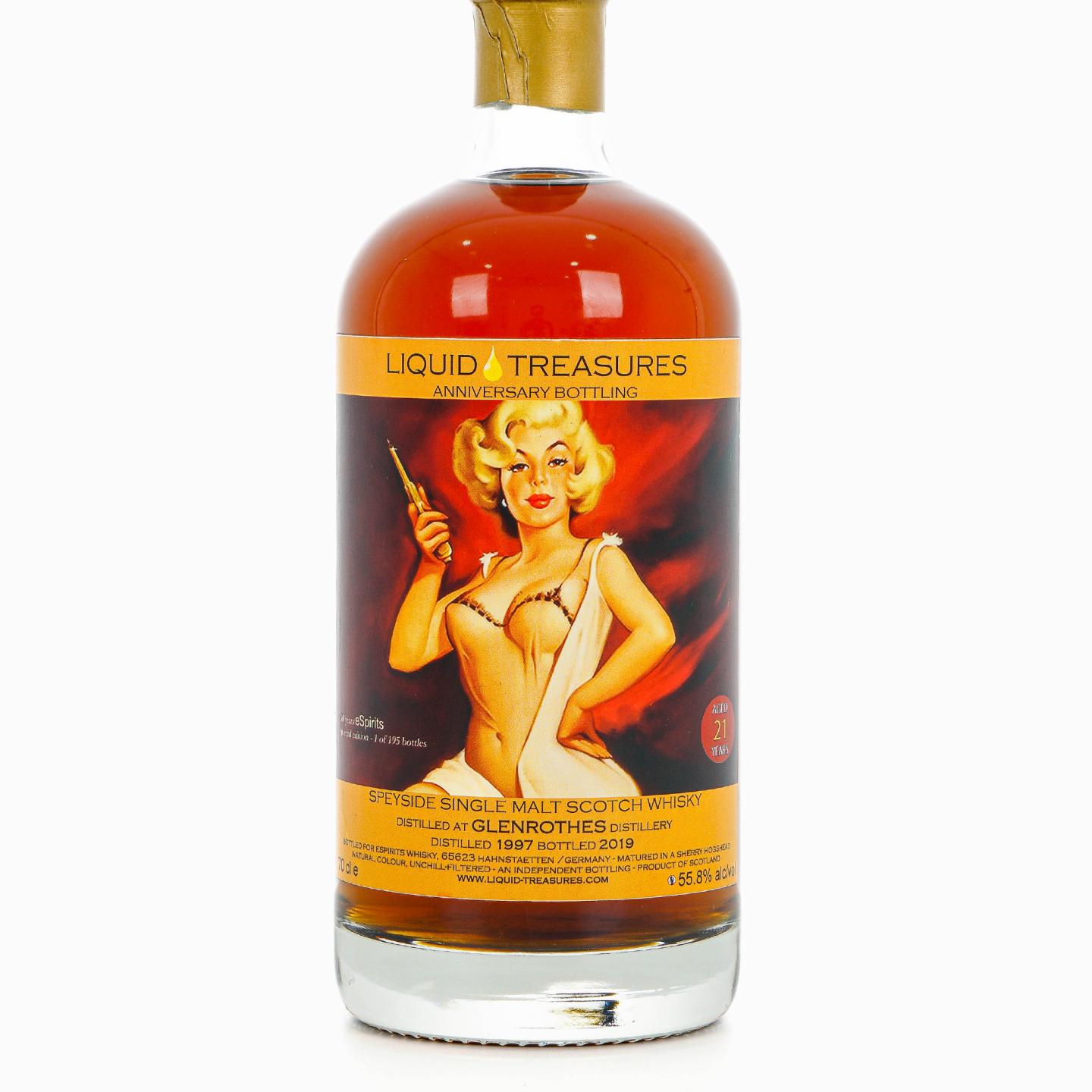 Glenrothes 格兰路思 21年 1997-2019 雪莉桶 Liquid Treasures