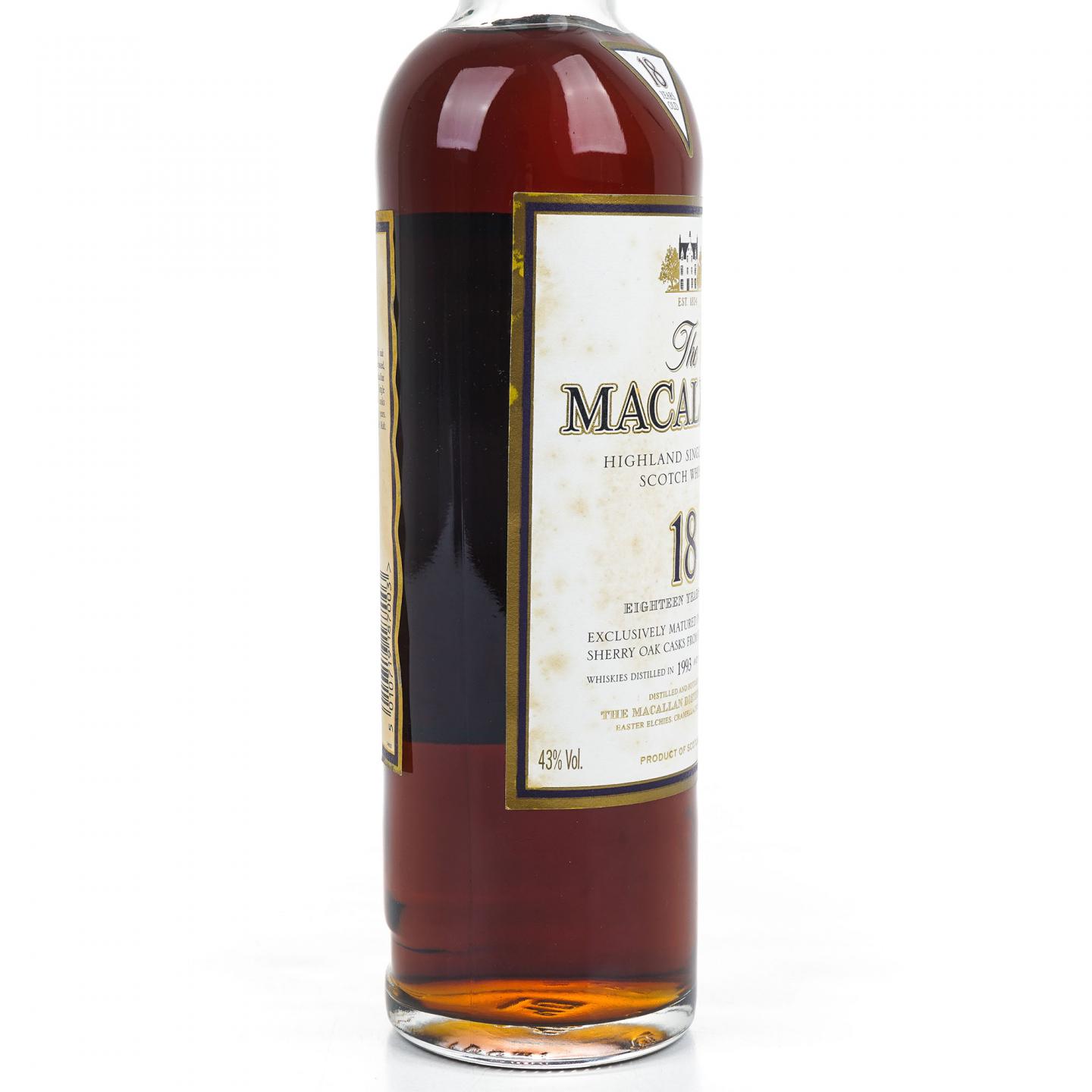Macallan 麦卡伦 18年 1993 雪莉桶 礼盒