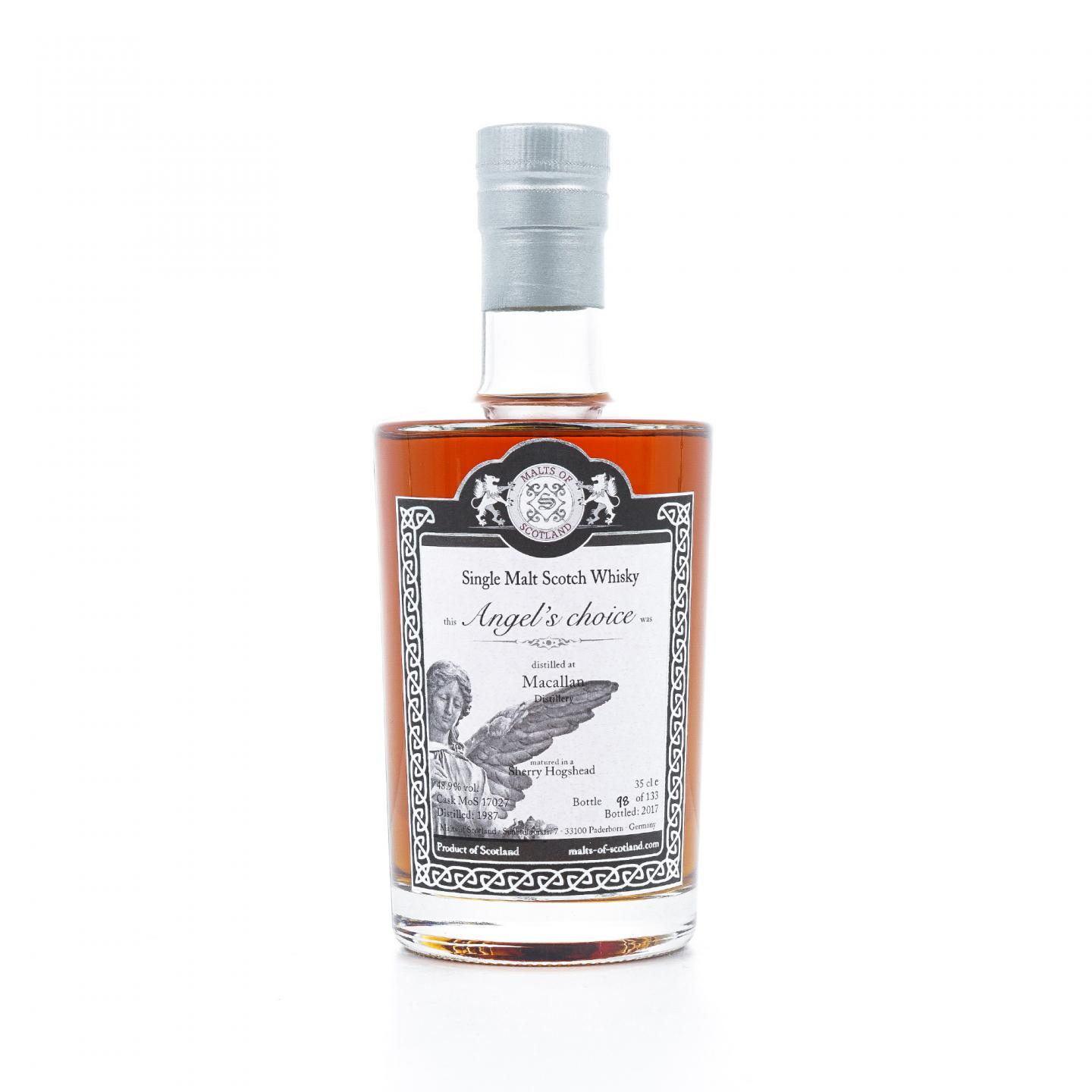 Macallan 麦卡伦 1987-2017 雪莉桶#MoS 17027 350ml