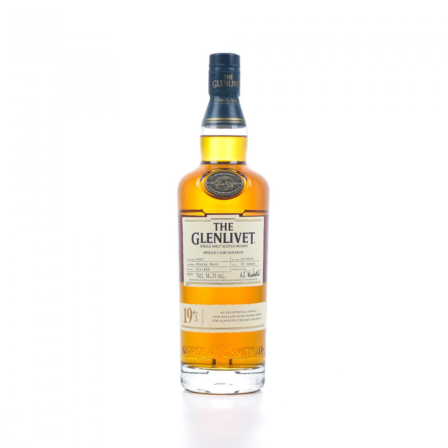 Glenlivet 格兰威特 19年 2019 雪莉单桶