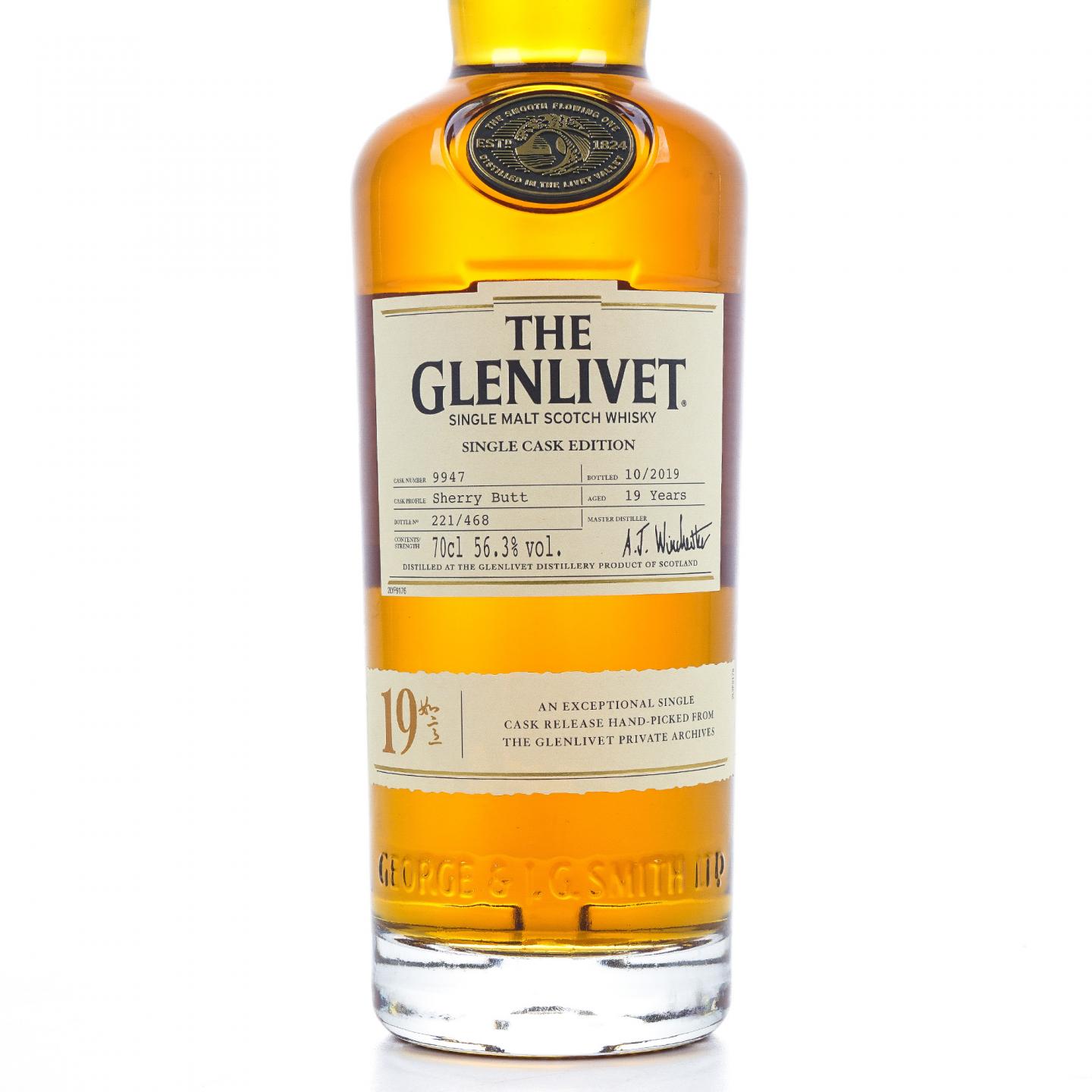 Glenlivet 格兰威特 19年 2019 雪莉单桶