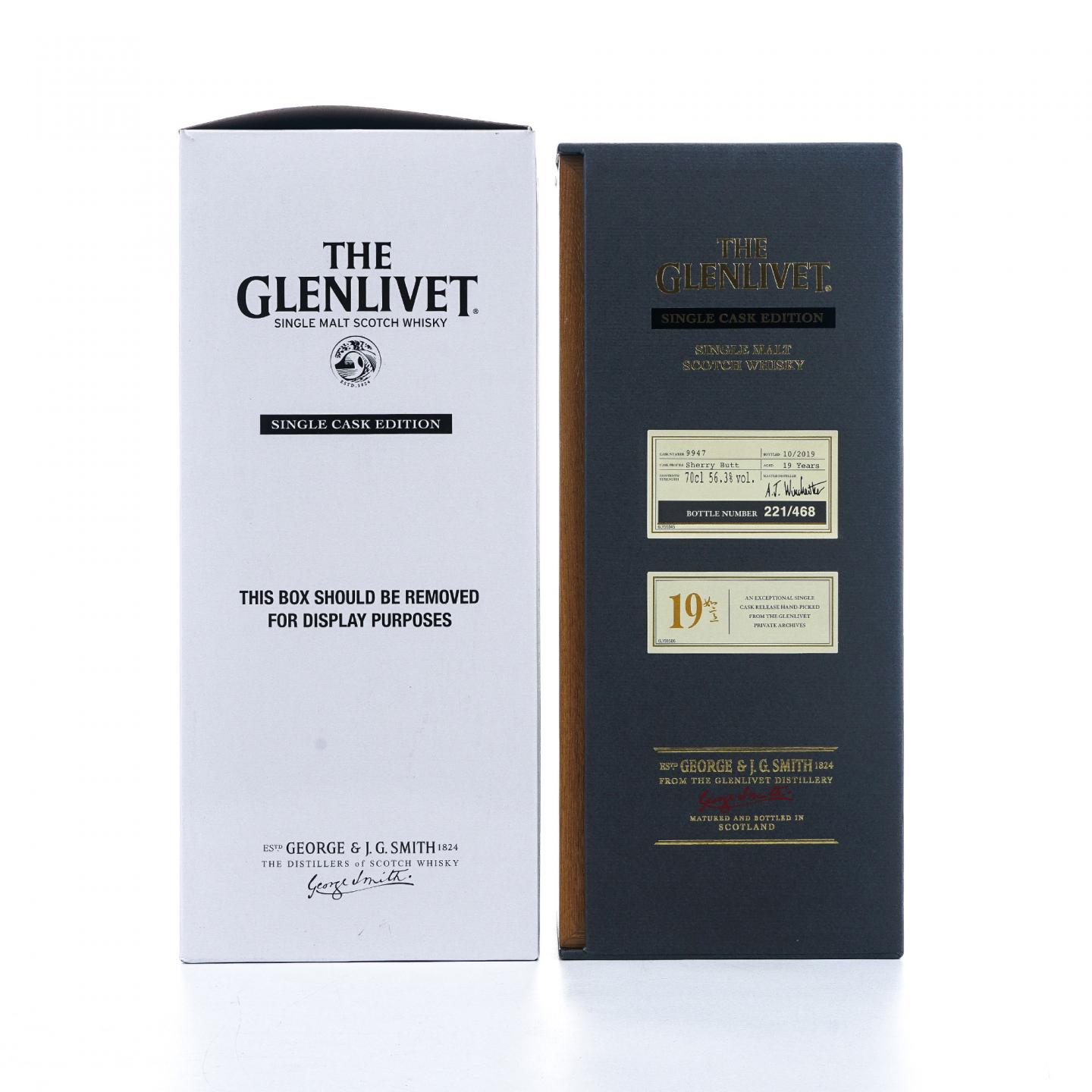 Glenlivet 格兰威特 19年 2019 雪莉单桶
