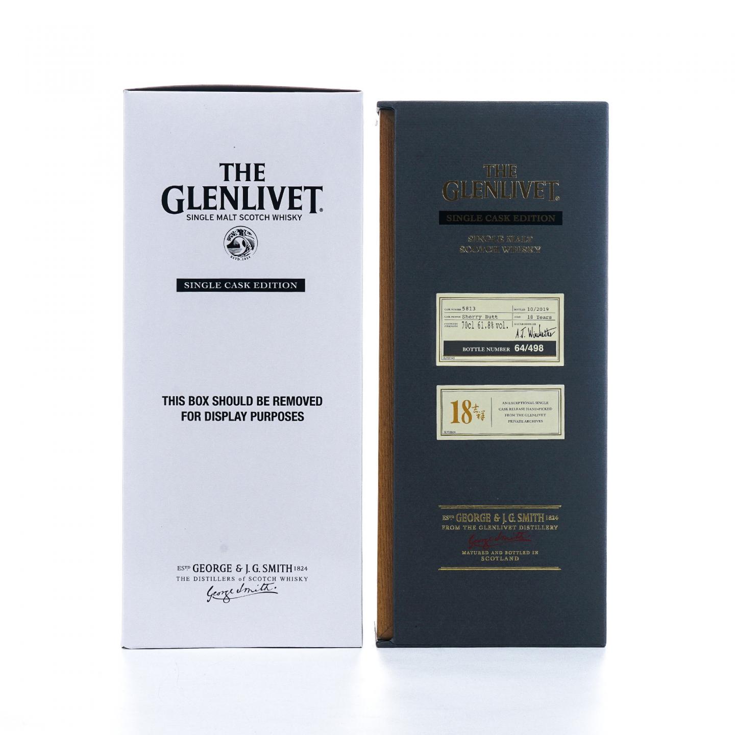 Glenlivet 格兰威特 18年 2019 雪莉单桶#5813
