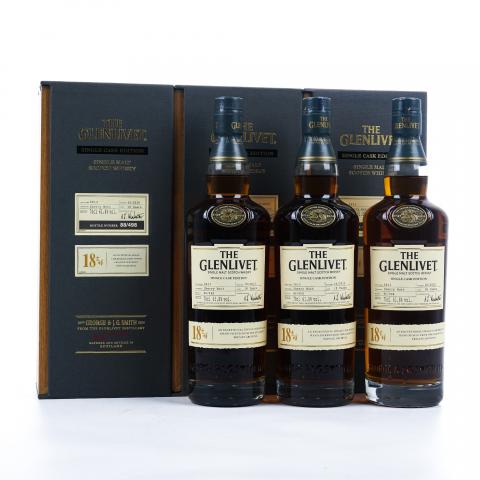 Glenlivet 格兰威特 18年 2019 雪莉单桶#5813 国行 3瓶组