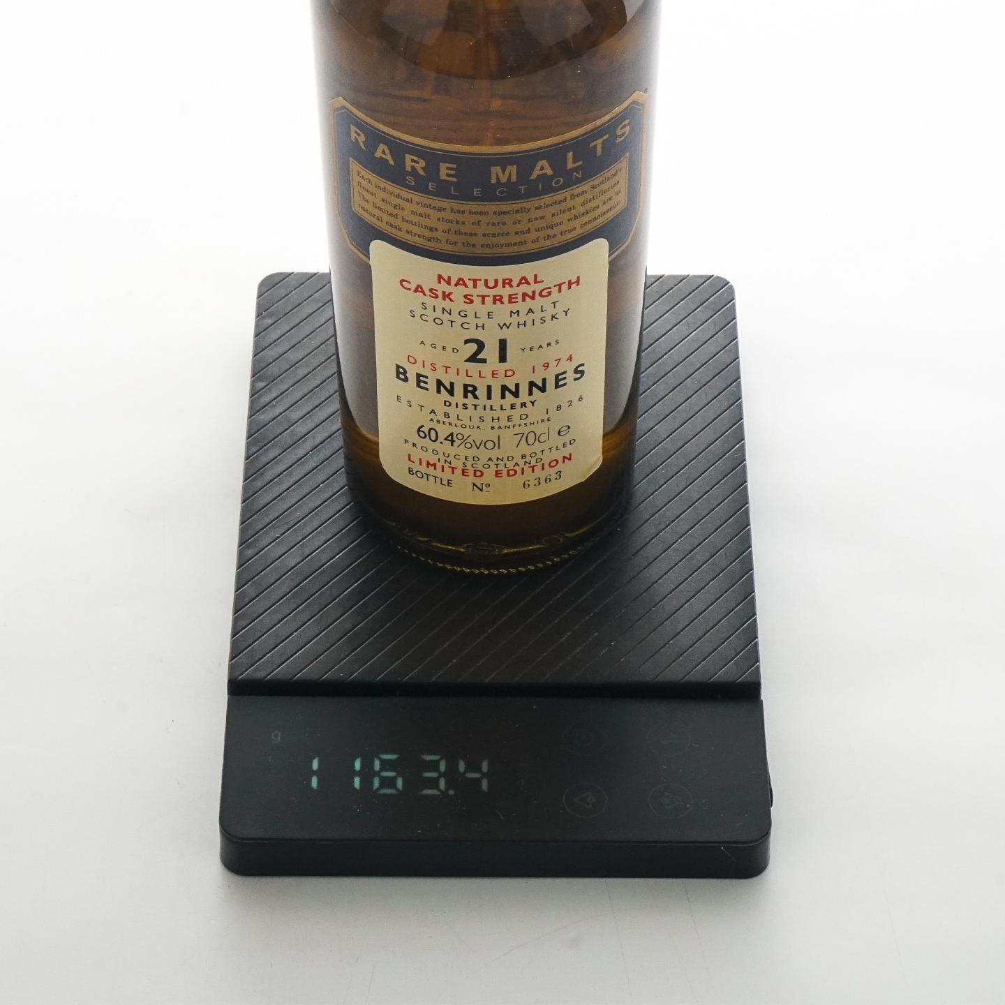 Benrinnes 本利林 21年 1974 RMS 桶强