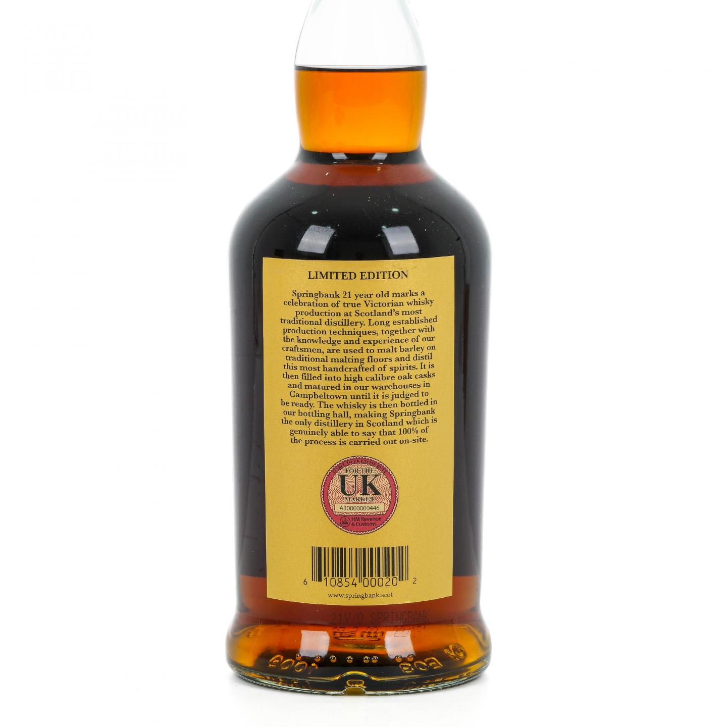 Springbank 云顶 21年 2022 700ml