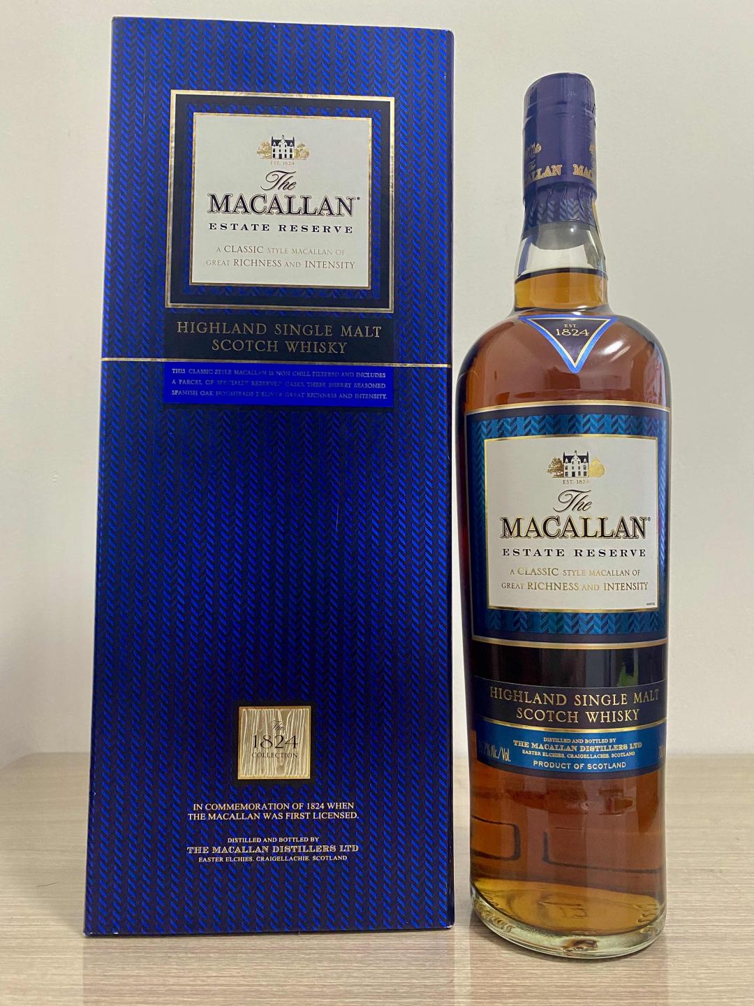 麦卡伦1824蓝色庄园2013年