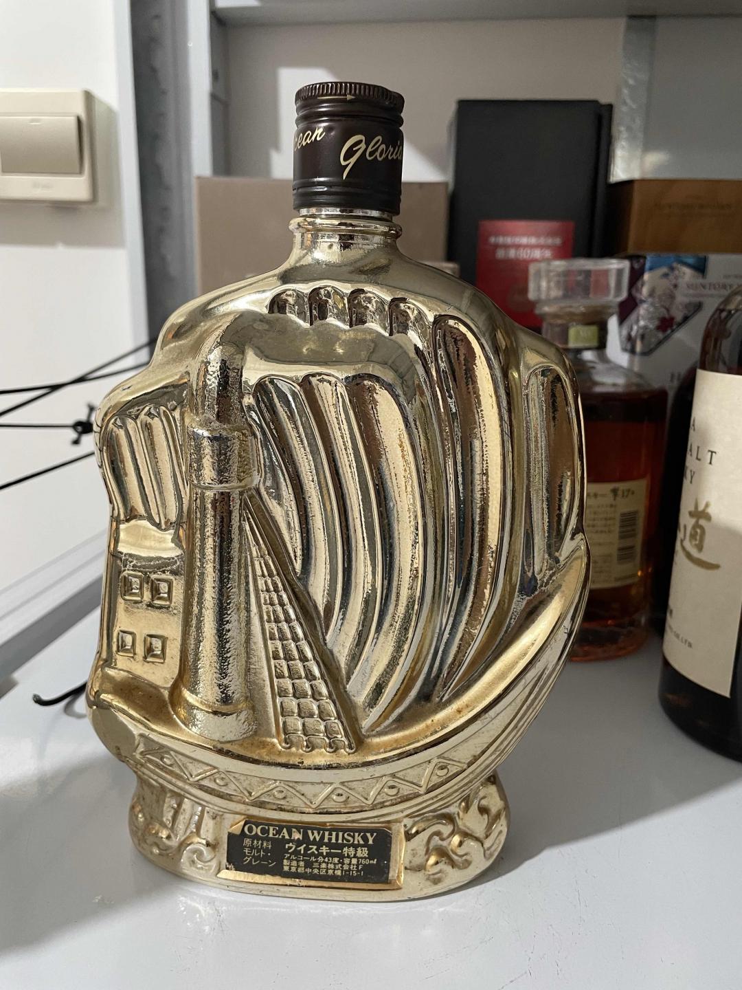 80年代三乐轻井泽金帆船威士忌