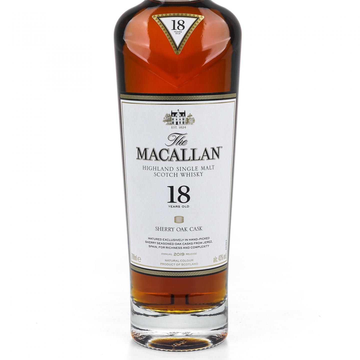 Macallan 麦卡伦 18年 2019 雪莉桶 行货
