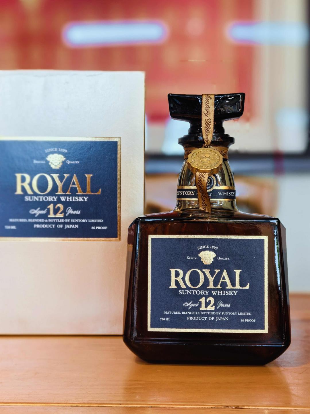 三得利经典90年代洛雅12年 金花版 黑标