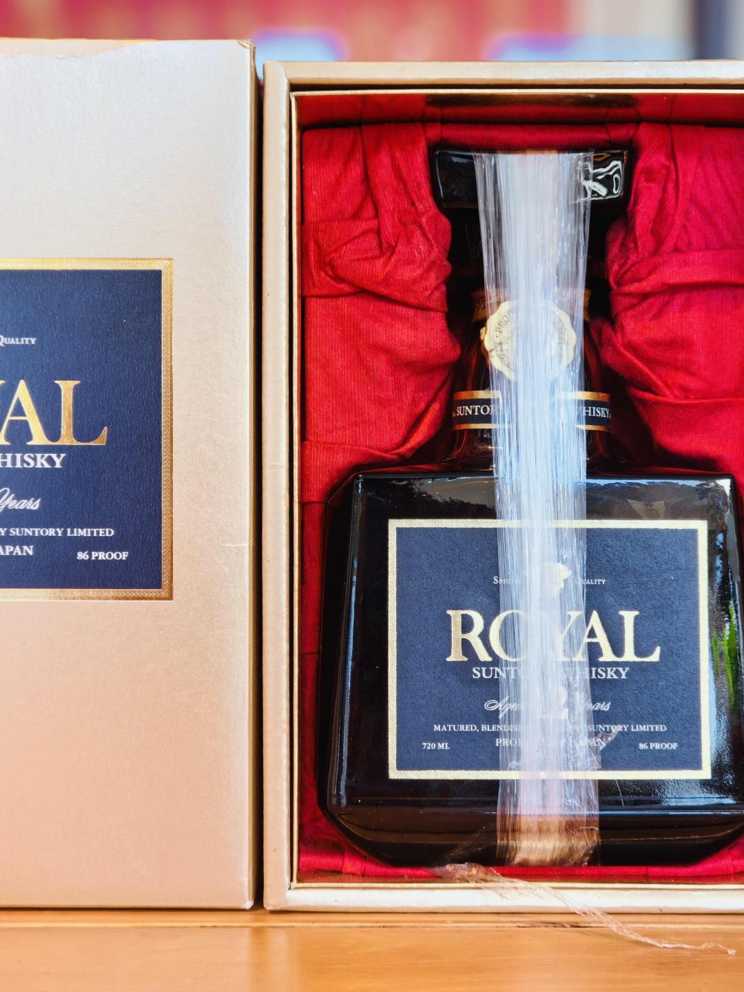 三得利经典90年代洛雅12年 金花版 黑标