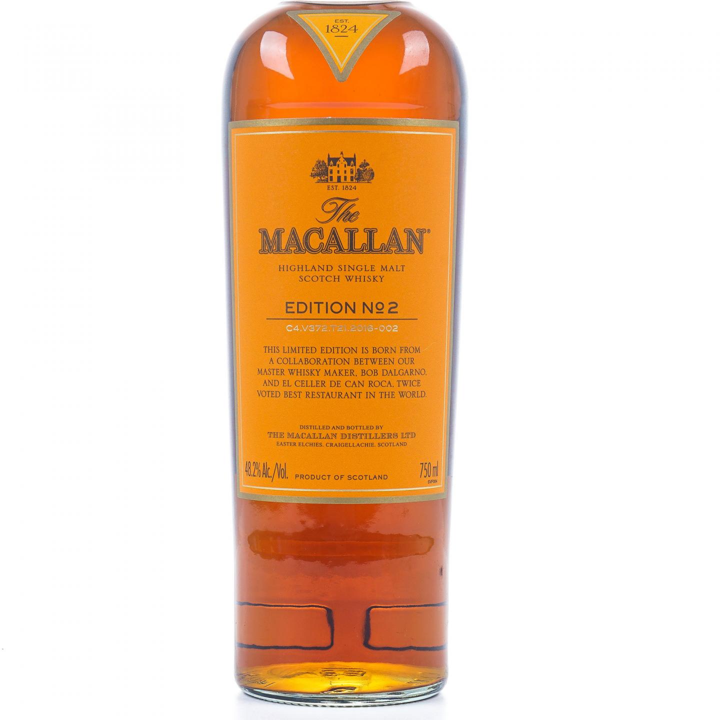 Macallan 麦卡伦 Edition No.2 750ml 2016