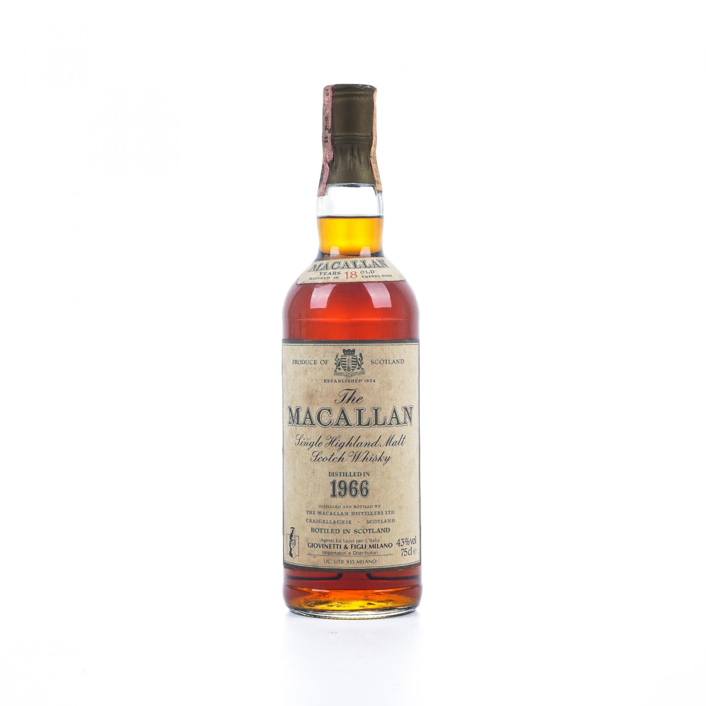 Macallan 麦卡伦 18年 1966 750ml