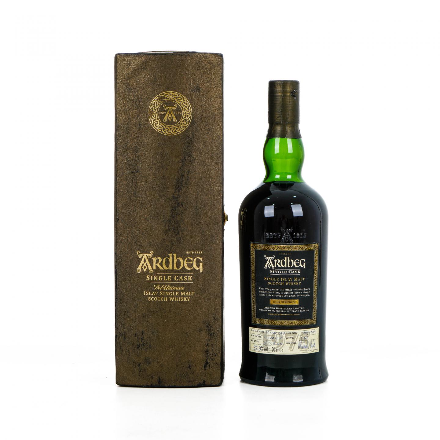 Ardbeg 阿贝 1975-2008 雪莉单桶#1376 桶强