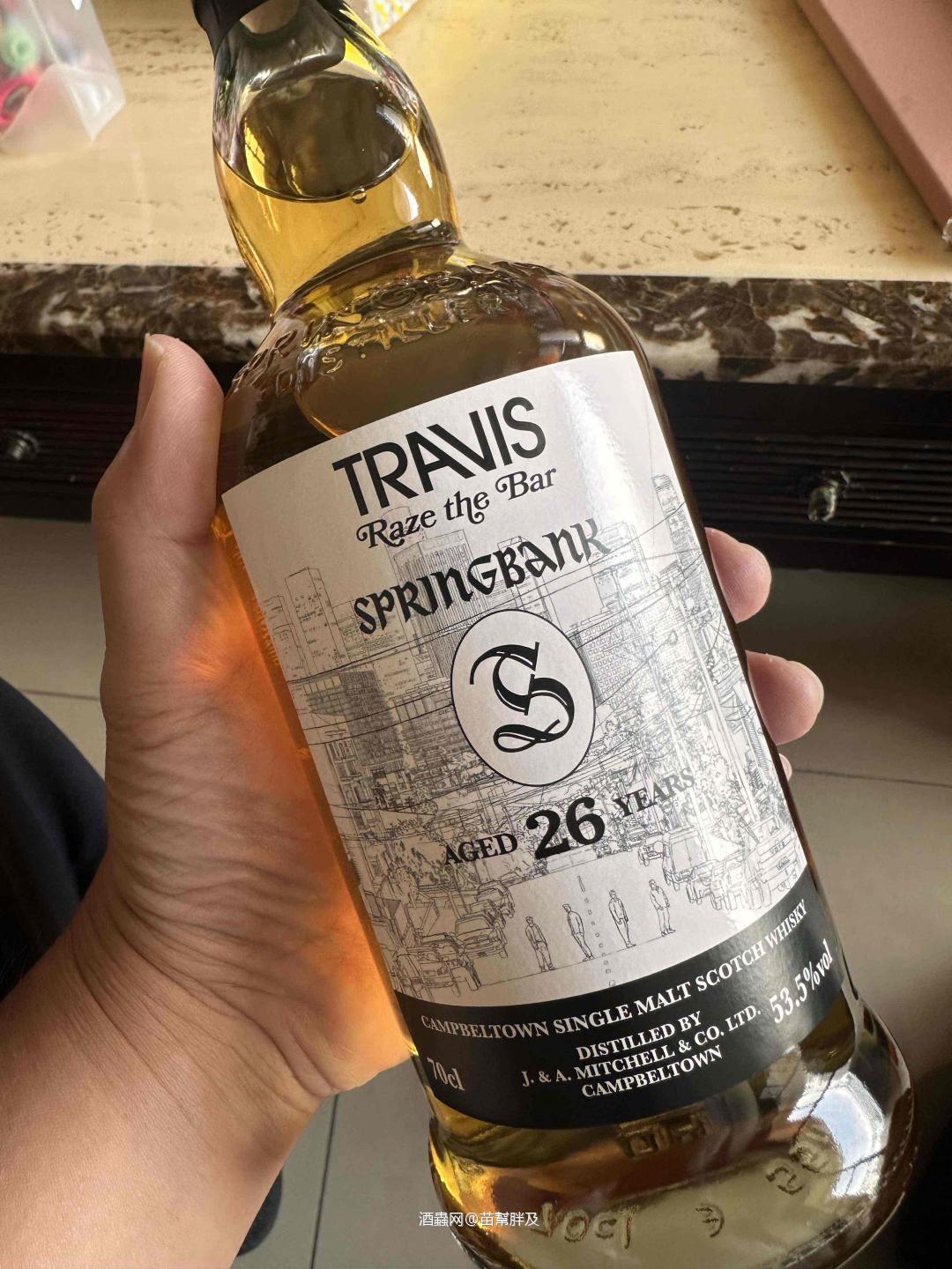 Springbank 26年 Travis Bottle 特別裝瓶