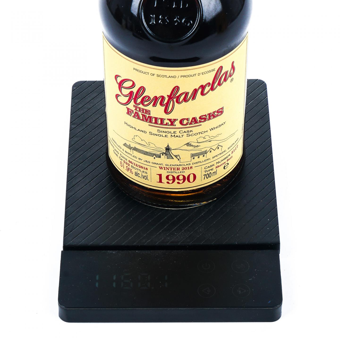 Glenfarclas 格兰花格 1990-2018 家族桶#5117