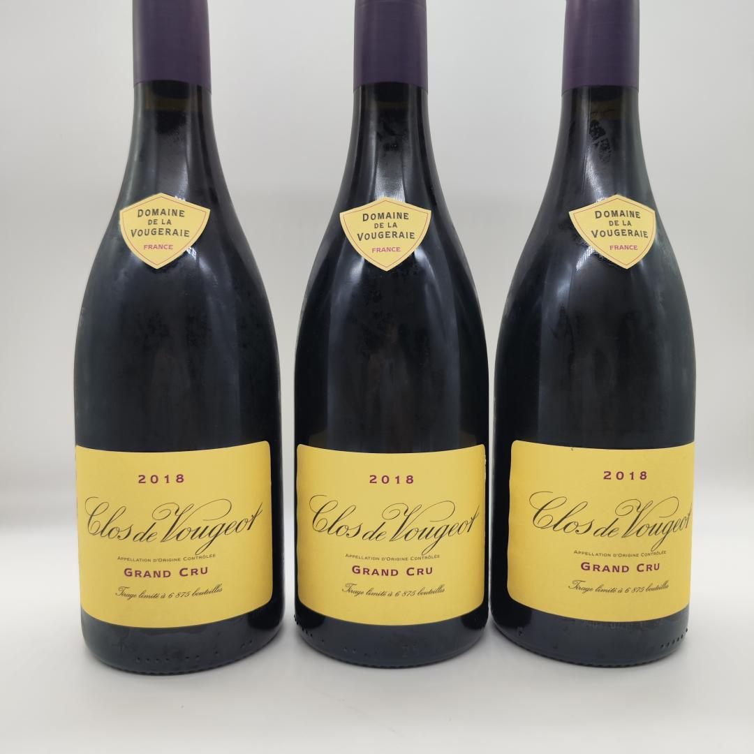 【法国勃艮第名庄】伍杰雷酒庄伏旧特级园干红葡萄酒2018年份*3瓶