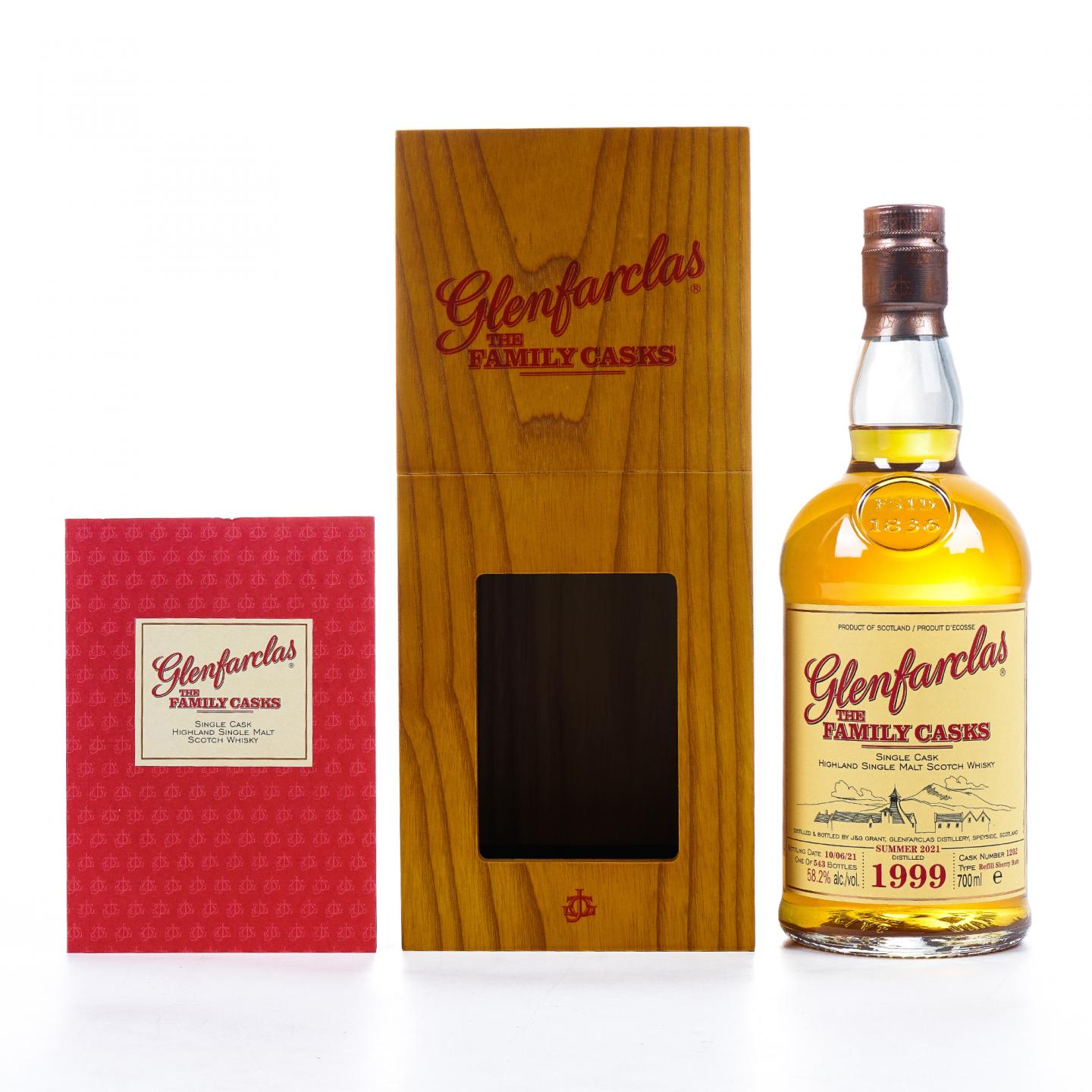 Glenfarclas 格兰花格 1999-2021 家族桶#1202 行货
