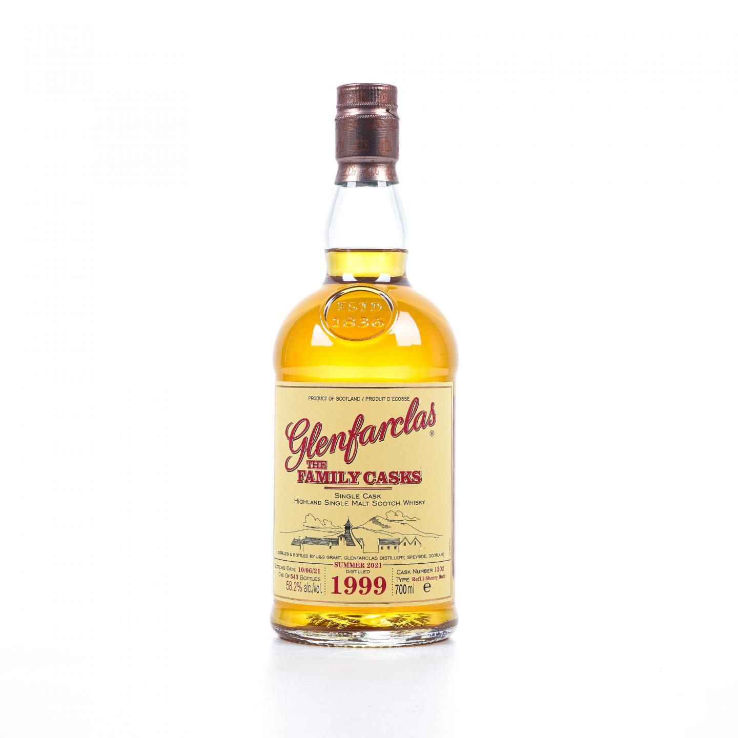 Glenfarclas 格兰花格 1999-2021 家族桶#1202 行货