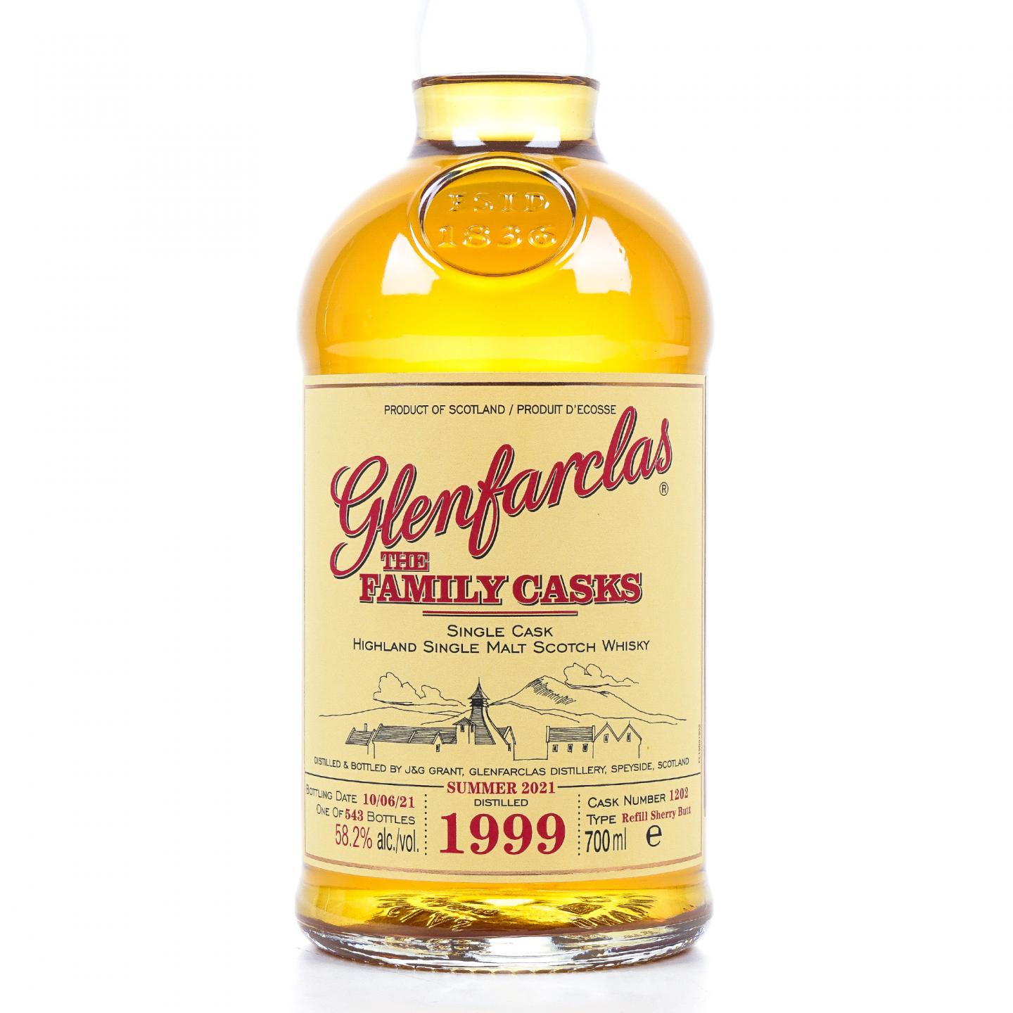 Glenfarclas 格兰花格 1999-2021 家族桶#1202 行货