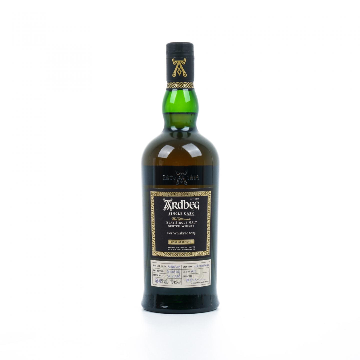 Ardbeg 阿贝 2009-2023 雪莉单桶#4833 Whisky L 桶强 行货