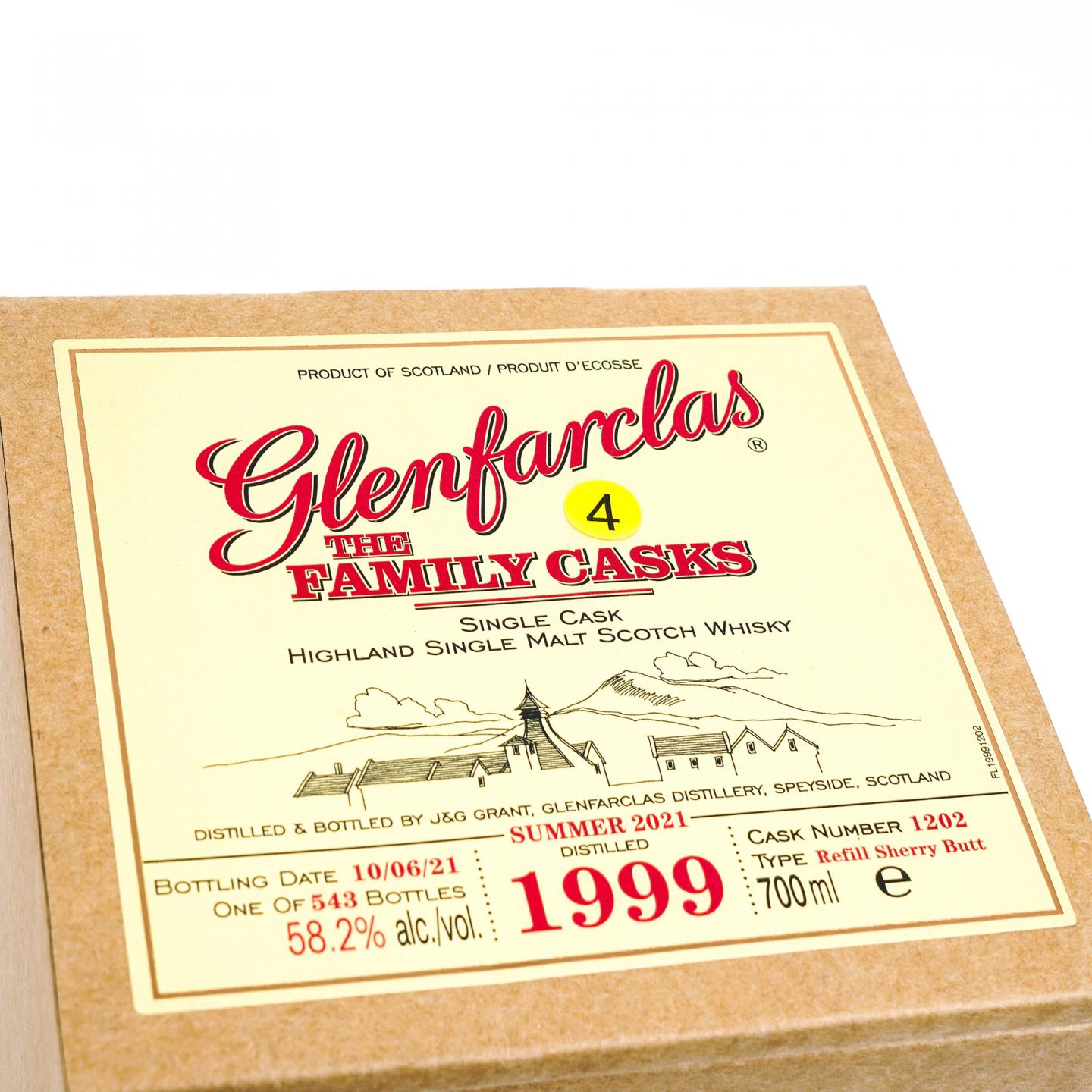 Glenfarclas 格兰花格 1999-2021 家族桶#1202 行货