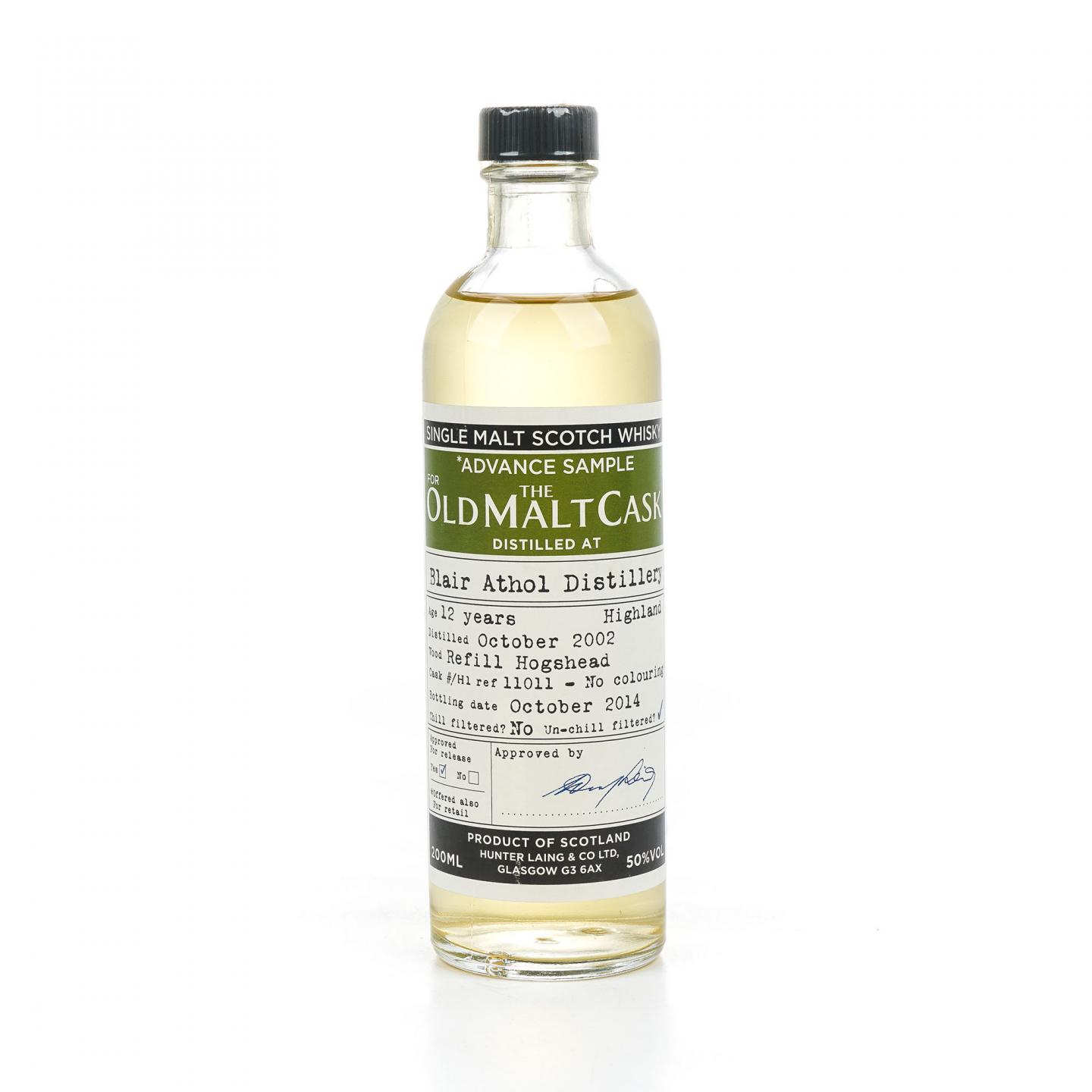 【中样】Blair Athol 布莱尔阿苏 12年 2002-2014 HL 200ml