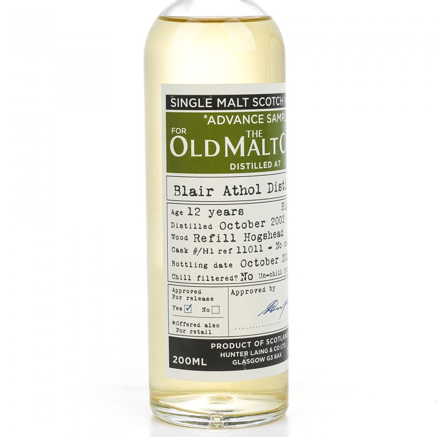 【中样】Blair Athol 布莱尔阿苏 12年 2002-2014 HL 200ml