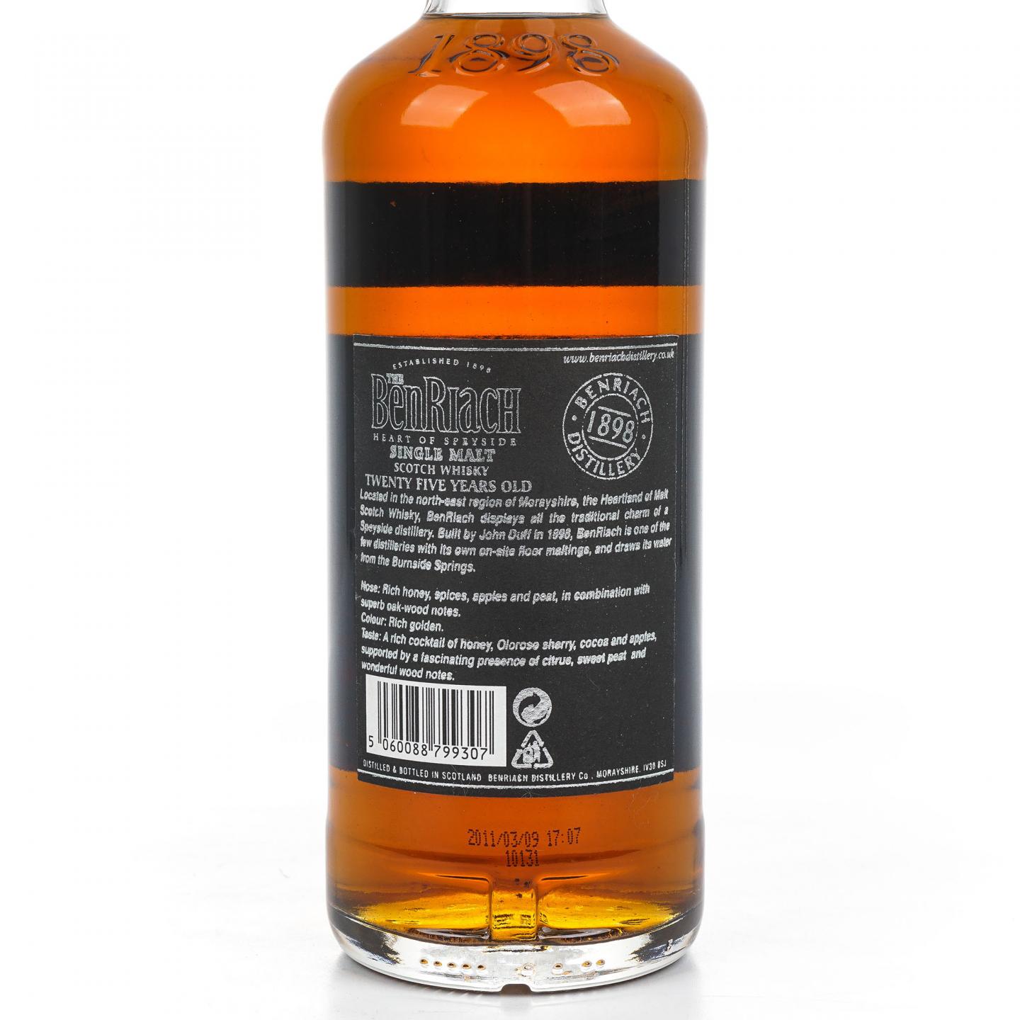 BenRiach 本利亚克 25年 2011 礼盒