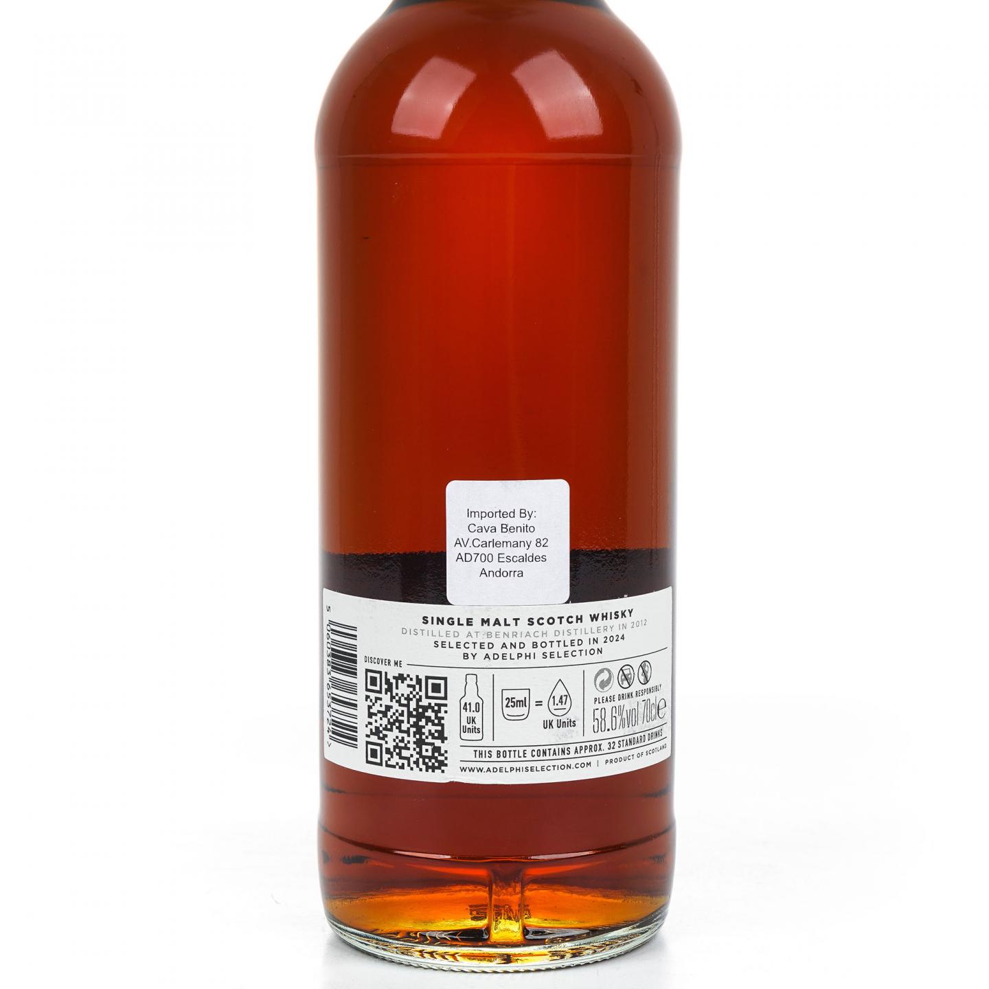 BenRiach 本利亚克 12年 2012-2024 Adelphi
