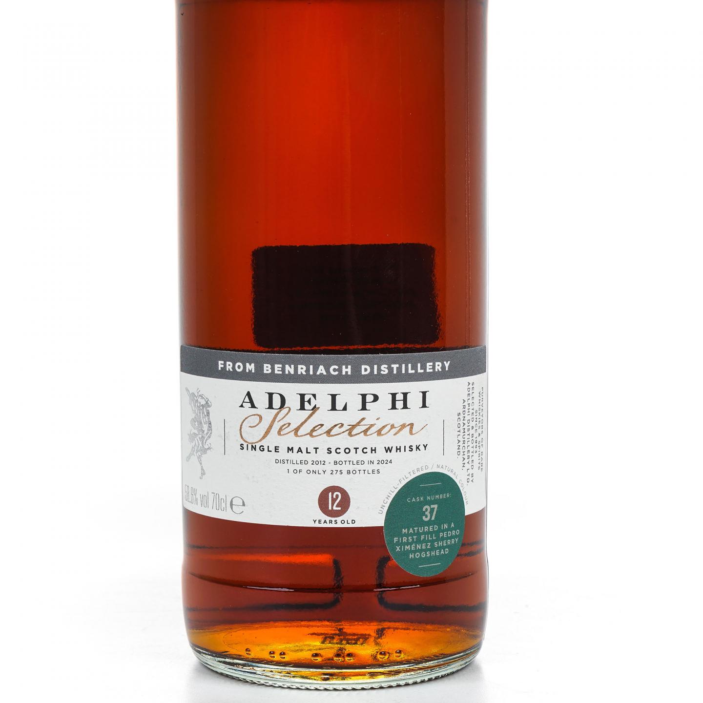 BenRiach 本利亚克 12年 2012-2024 Adelphi 58.6%